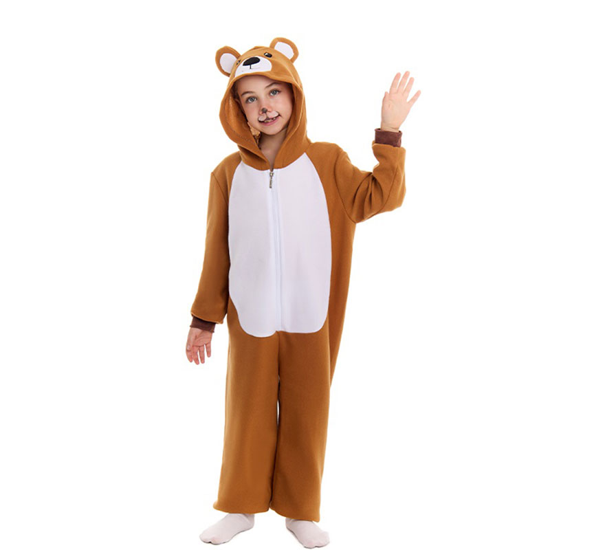 Costume da orso bruno per bambino