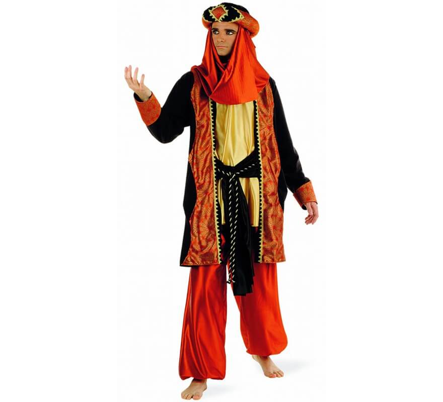 Disfraz de Paje Tuareg Caldera Deluxe para hombre