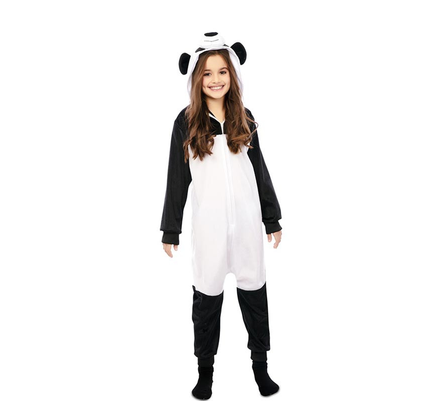 Kids Panda Kugurumi Hooded Ears Costume