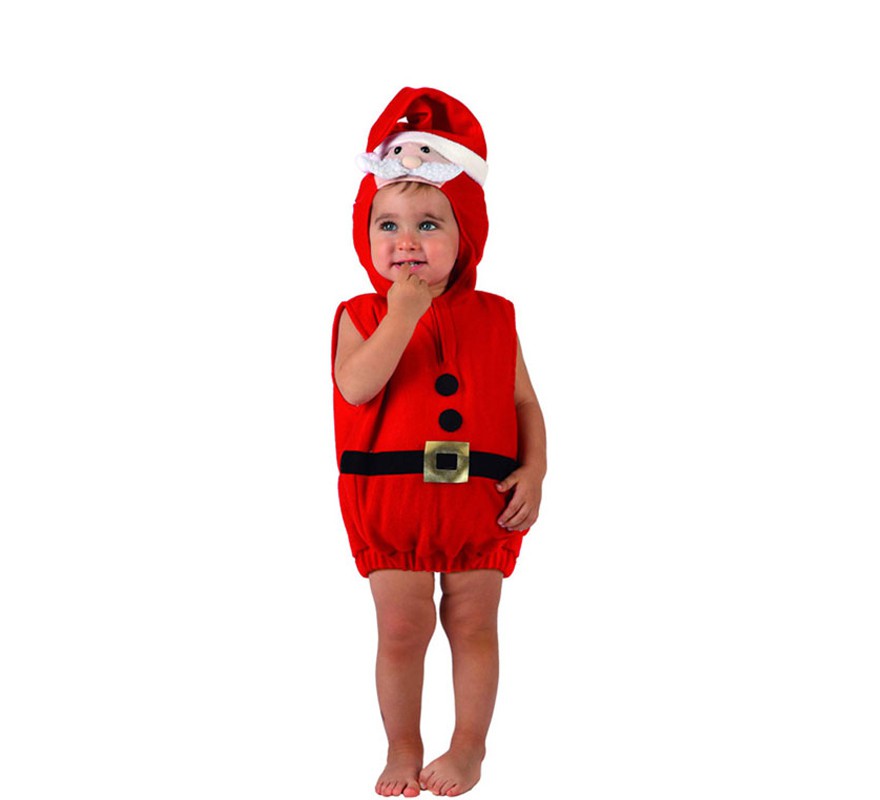Disfraz de Papa Noel para bebés de 12 a 24 meses
