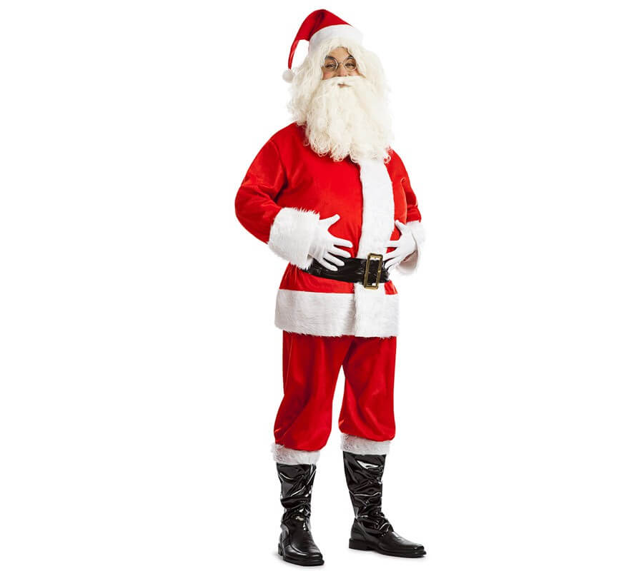 alcanzar Aventurarse Encantador Disfraz de Papá Noel para hombre