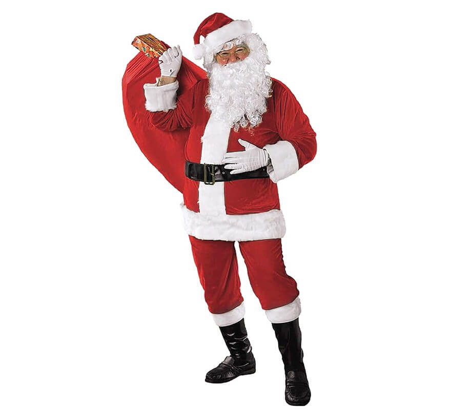 literalmente Tom Audreath colchón Disfraz de Papá Noel Premium para hombre