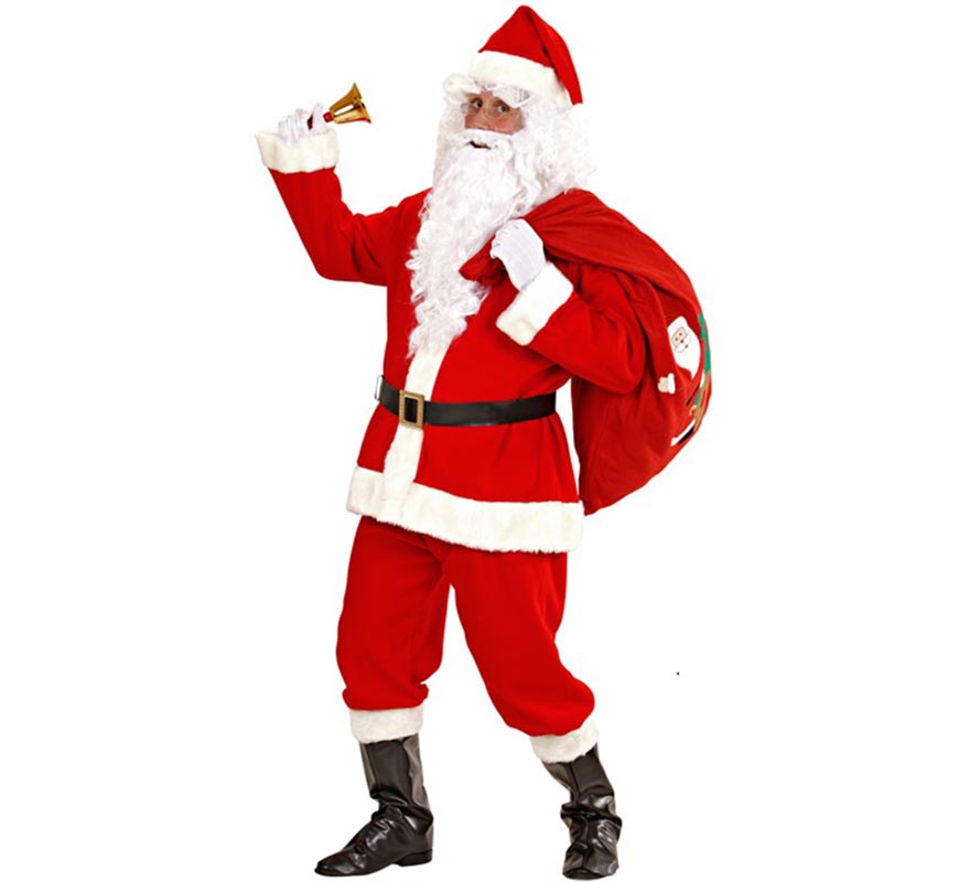 Super Deluxe Santa Claus Costume for Men