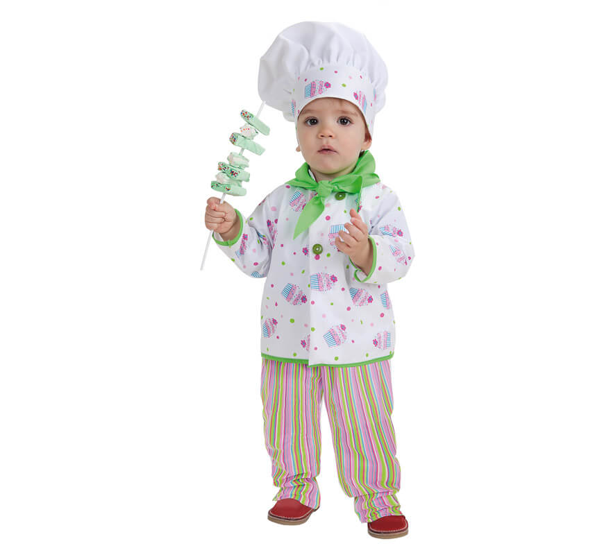 Disfraz de Pastelero Cupcake para bebé