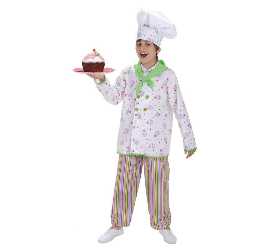 Disfraz de Pastelero Cupcake para niño