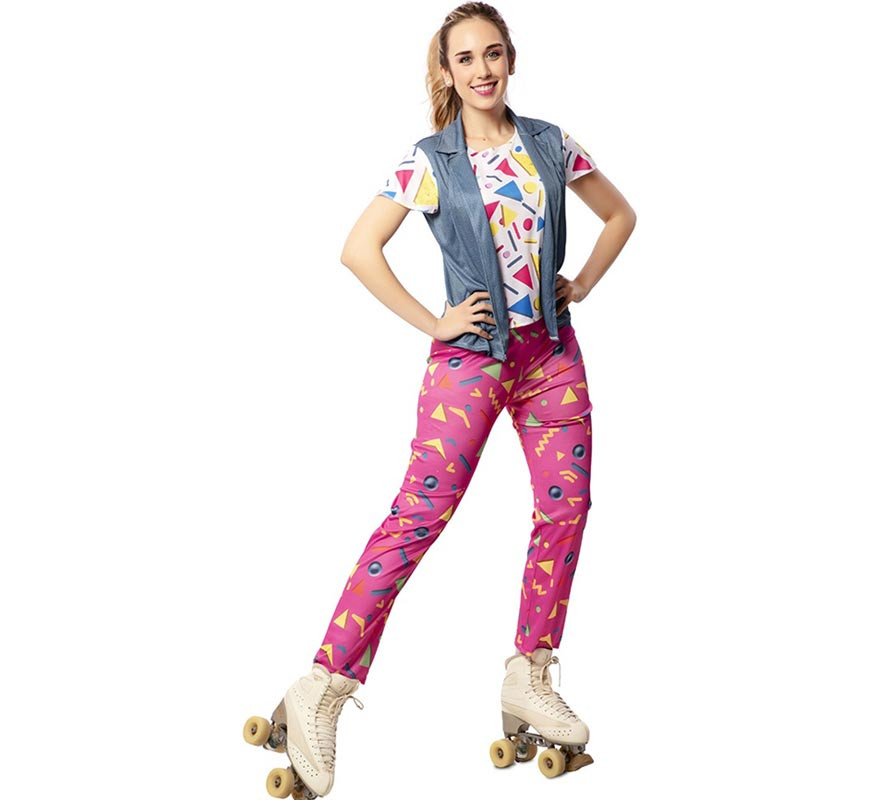 90s Skater Costume with Vest for Women