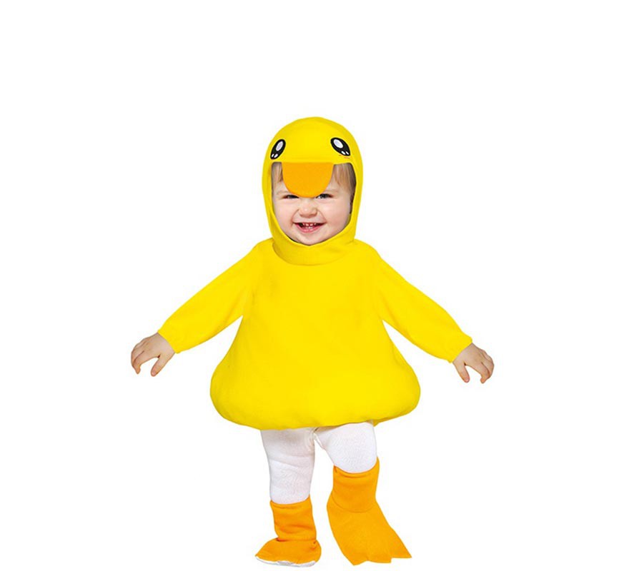 paso lavandería Rodeado Disfraz de Pato Amarillo para bebé