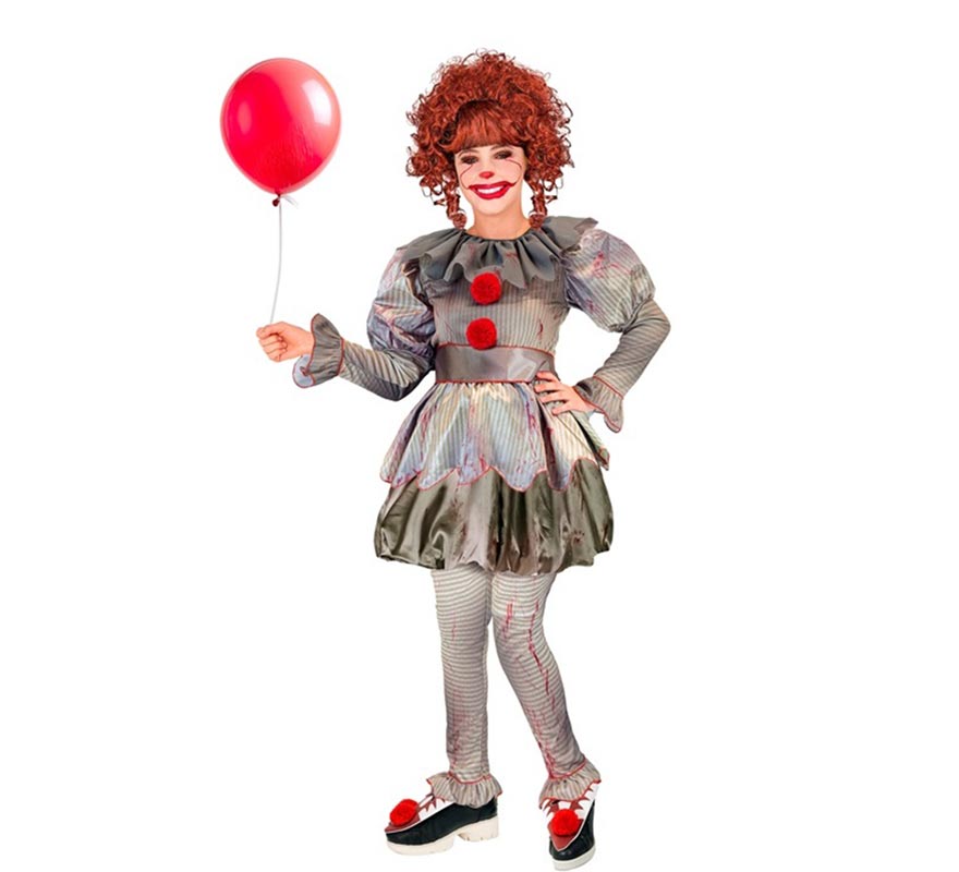 Scary Clown Costume for Girls