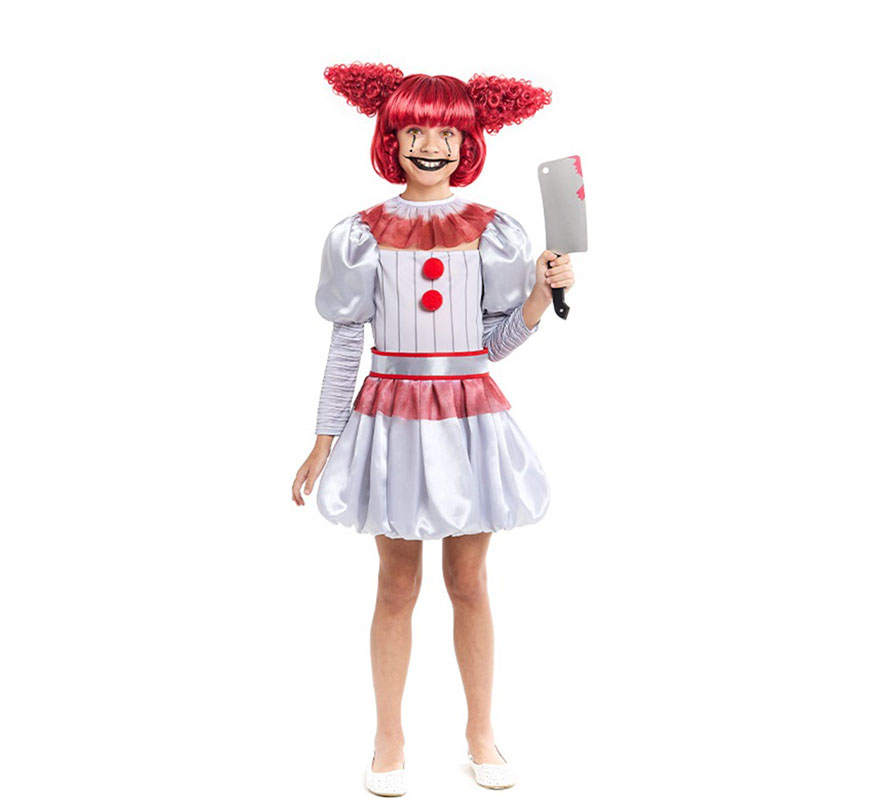 Scary Clown Costume for Girls