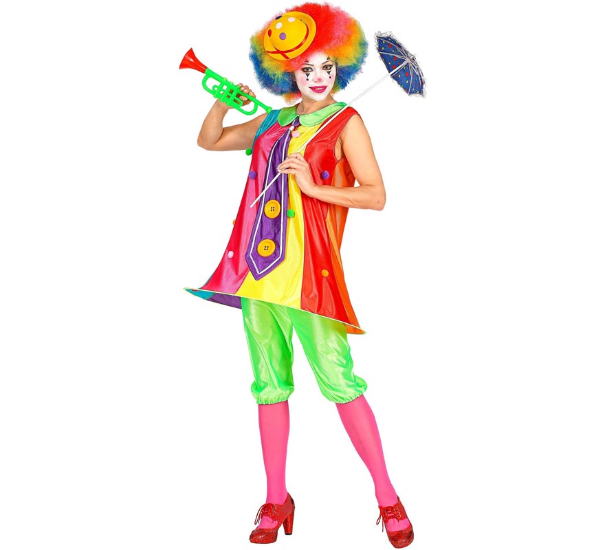 Colorful Clown Costume for Women