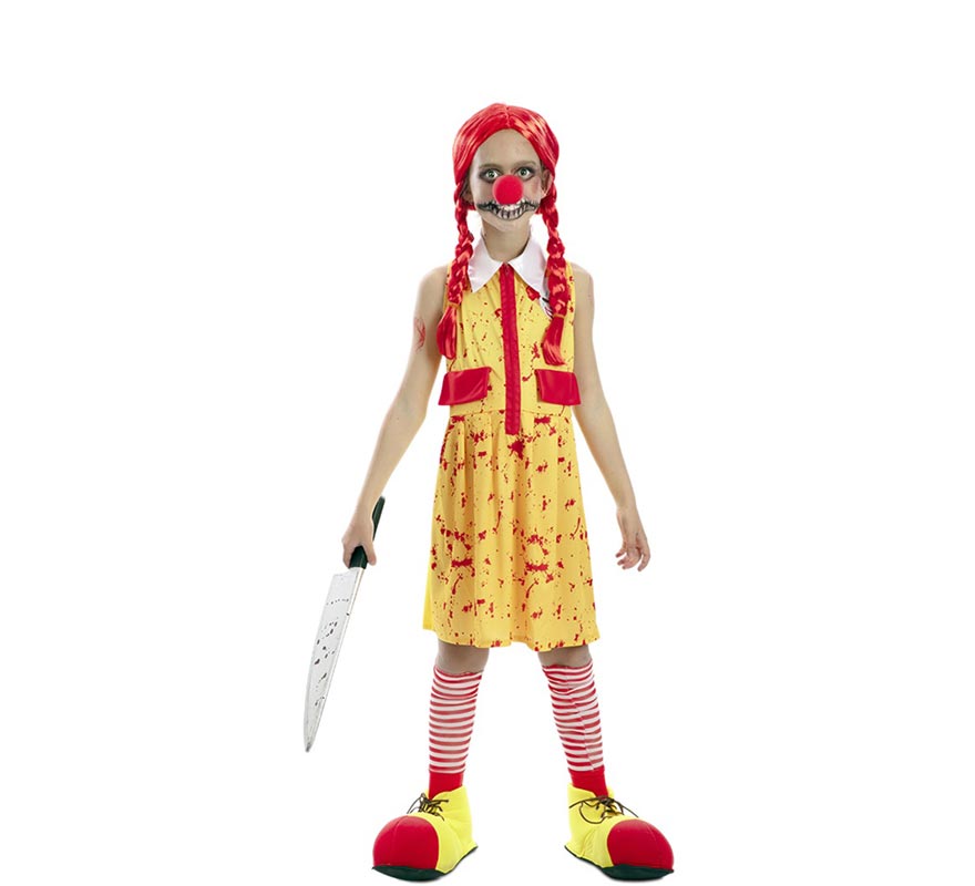Killer Burger Clown Costume for Girls