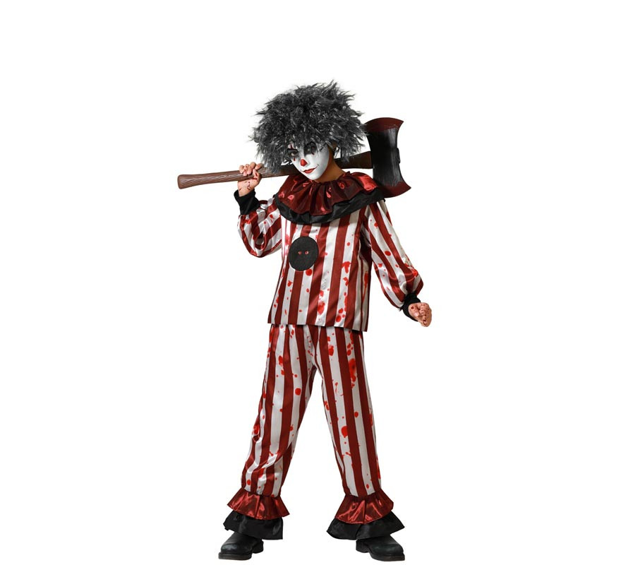 Striped Clown Costume for children