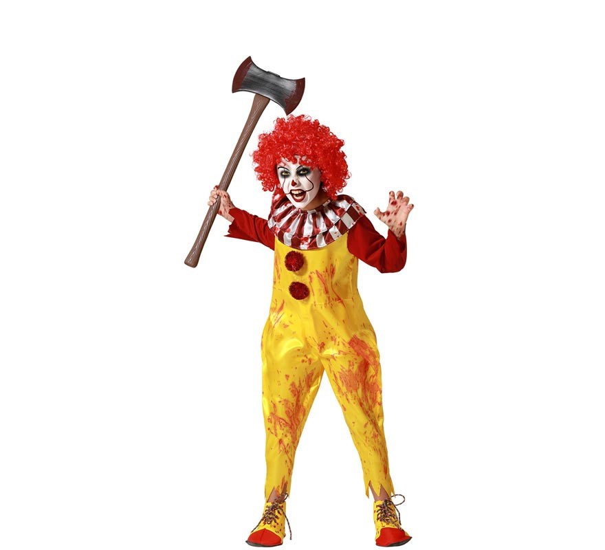 Yellow Clown Costume for children