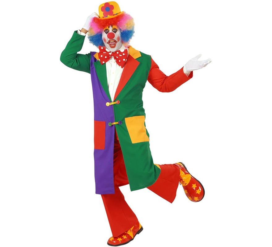 Colourful Clown Costume for Men