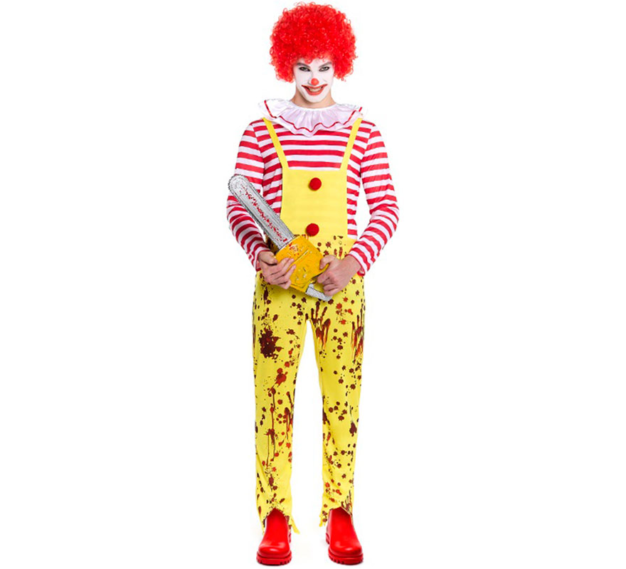 Sadistic Burger Clown Costume for Men