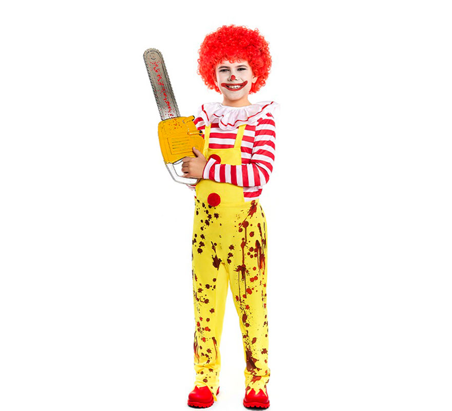 Sadistic Hamburger Clown Costume for Boys