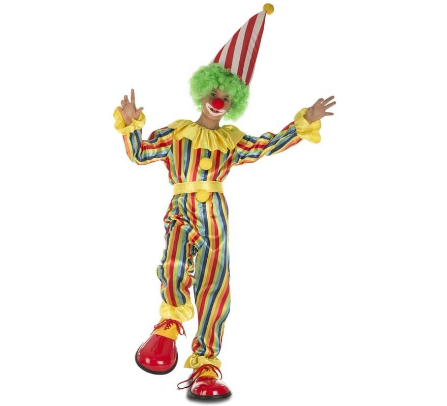 Striped Clown Costume for children