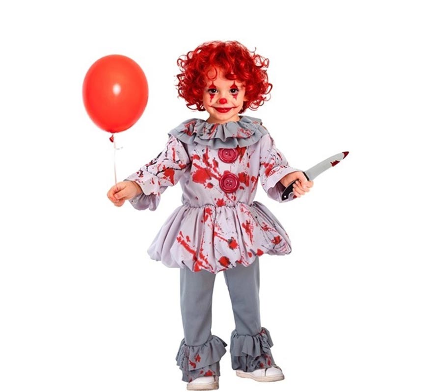 Disfraz de Payaso de Terror Vintage para bebé