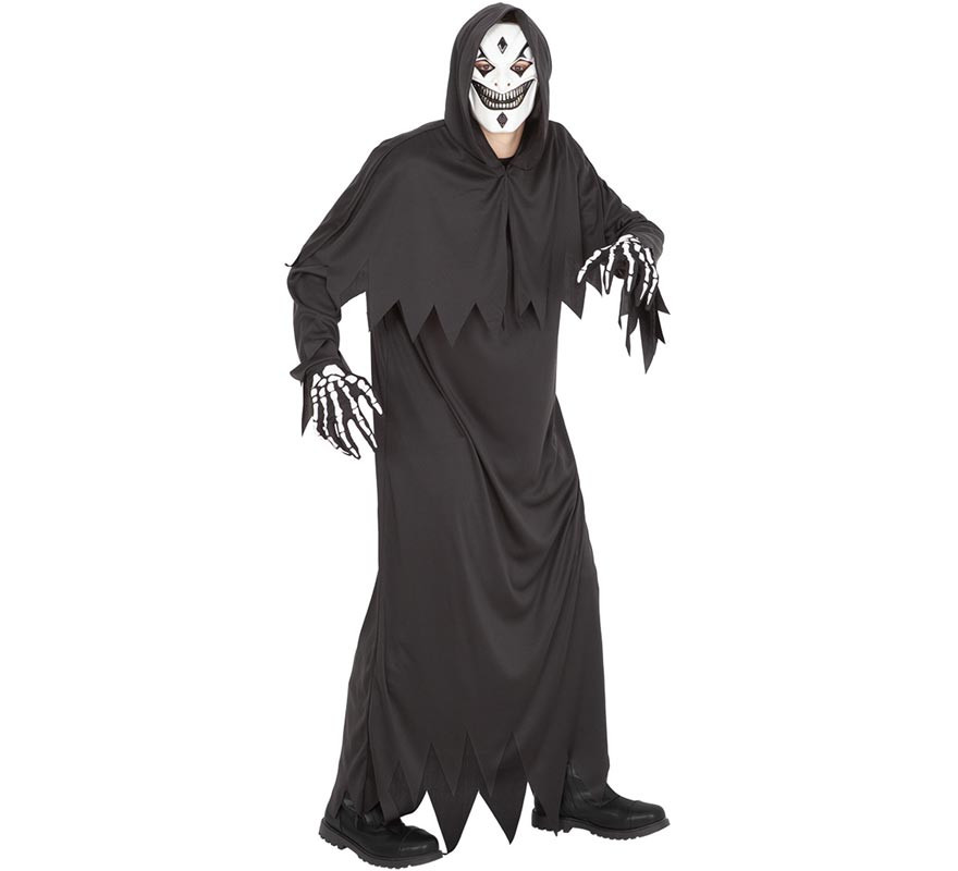 Men's Skeleton Clown Costume with Tunic