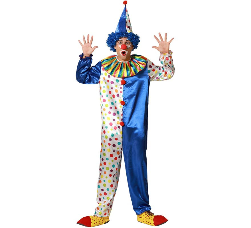 Adult festive clown costume