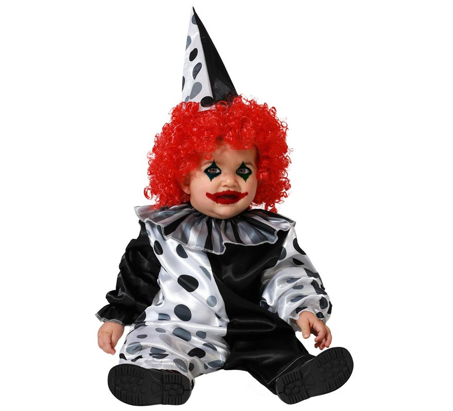 Gray Clown Costume for children and baby