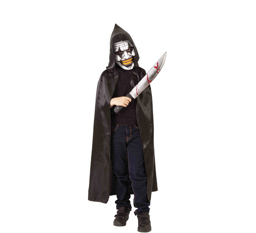 Hooded Majara Clown Costume for children