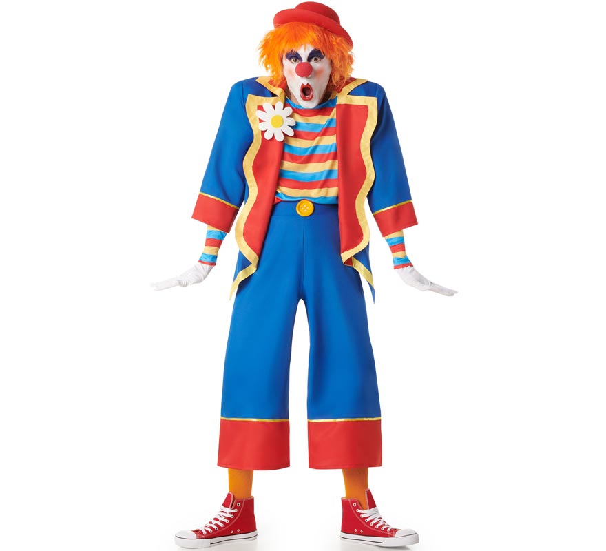Multicolor Clown Costume for Men