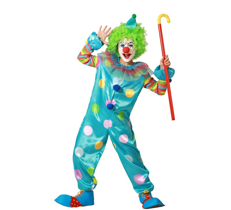 Multicolored Clown Costume for Boys