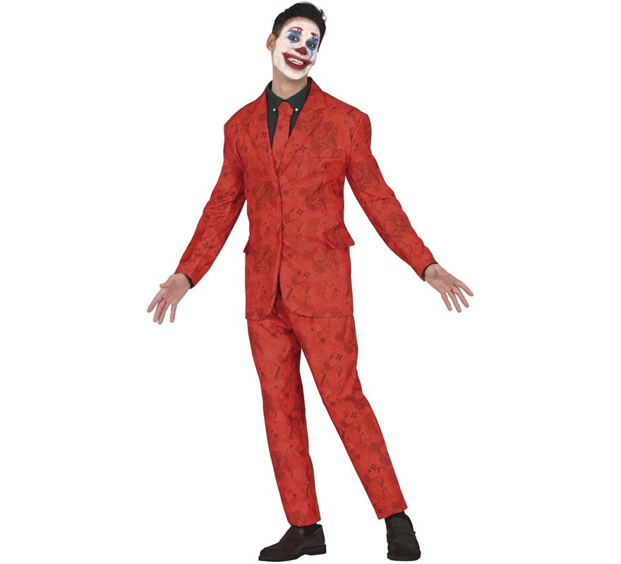 Elegant laughing clown costume for men