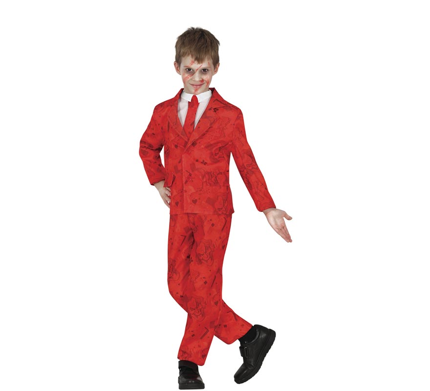 Elegant Laughing Clown Costume for Boys