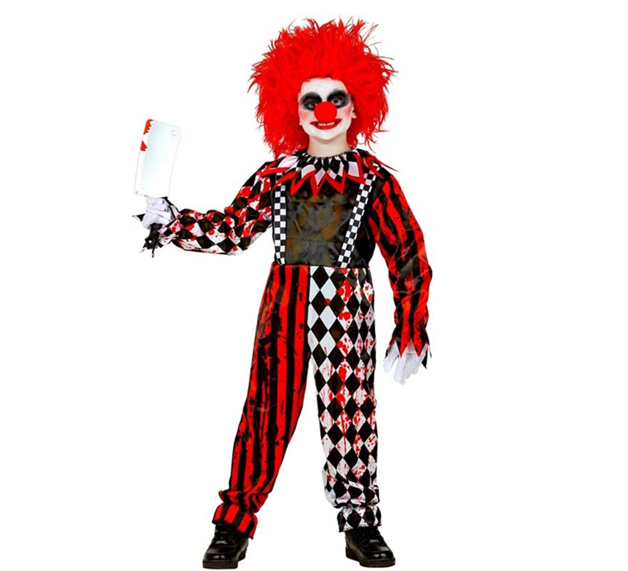 Bloody Clown Costume for Boys
