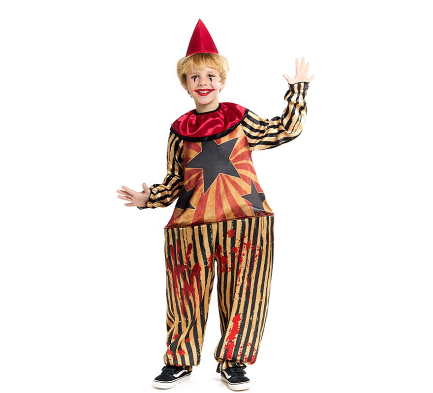 Creepy Clown Costume for Boys