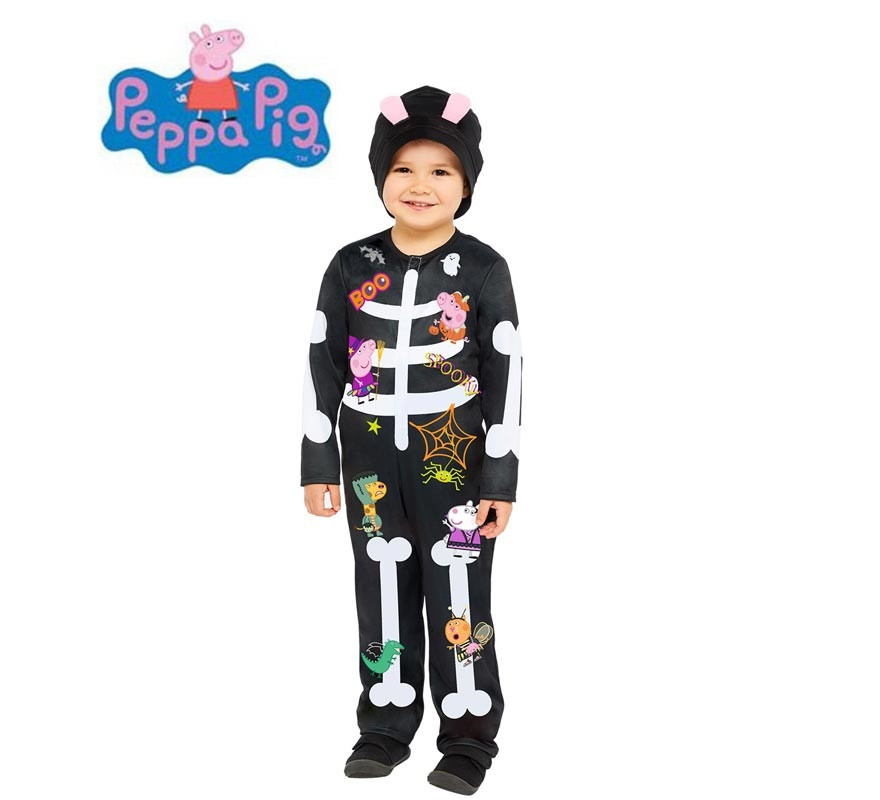 Peppa Pig Skeleton costume for children