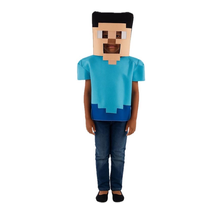 Disfraz de Personaje Pixelado de Videojuego para niños