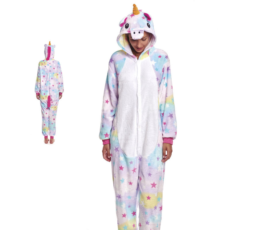 Pyjama Licorne étoile Pour Ours En Peluche 40 Cm - Tenue 2 Pièces, Rose, Pour Build A Bear Et Similaires