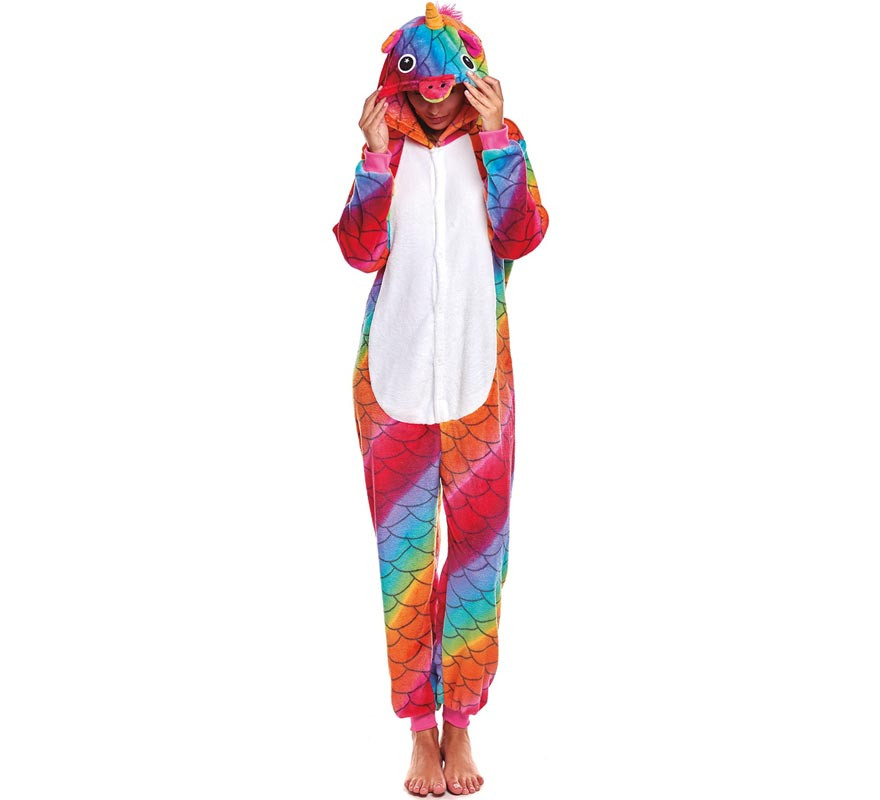 Unicorn Mermaid Pajama Costume for adults