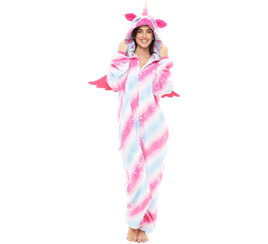 Costume pigiama da unicorno Uri con ali per donna