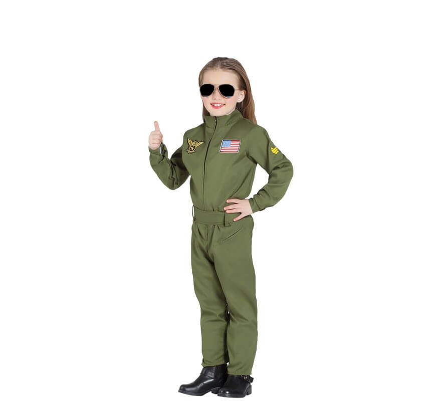 Travestimento da pilota aviatore militare per bambino - Vegaooparty