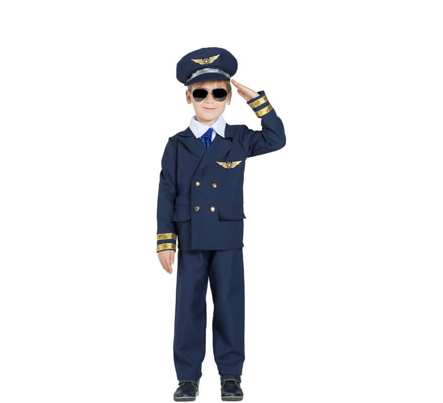 Travestimento da pilota aviatore militare per bambino - Vegaooparty