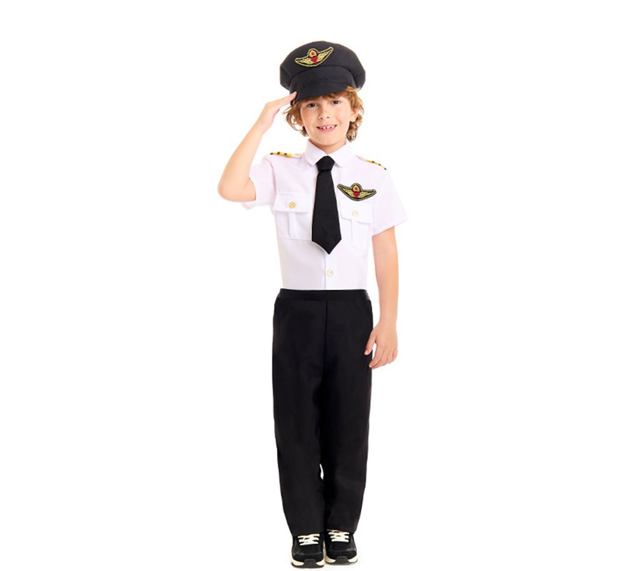 Costume da pilota d'aereo per bambino