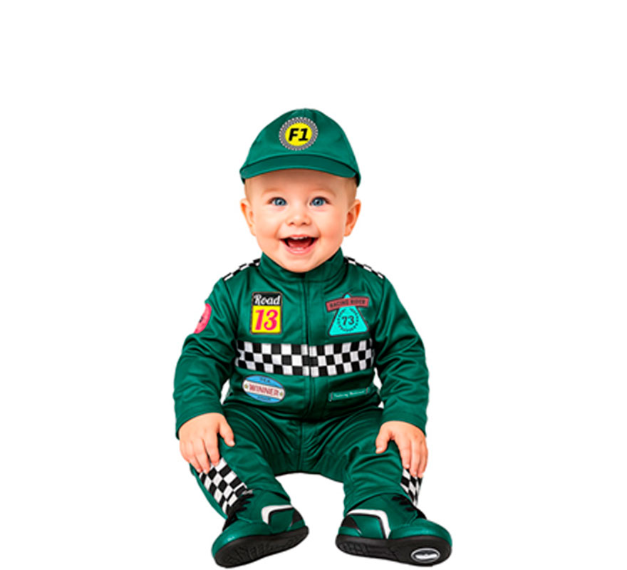 Disfraz de Piloto de Carreras para bebé