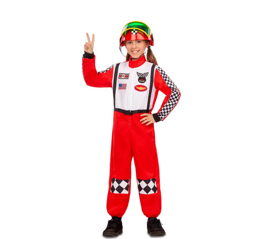 Disfraz piloto de carreras infantil - Envío 24h