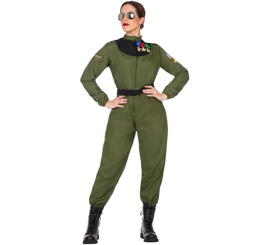 Disfraz de Piloto Militar mujer