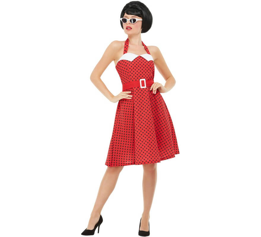 50er Jahre Pin Up Rockabilly Kostüm Für Damen 