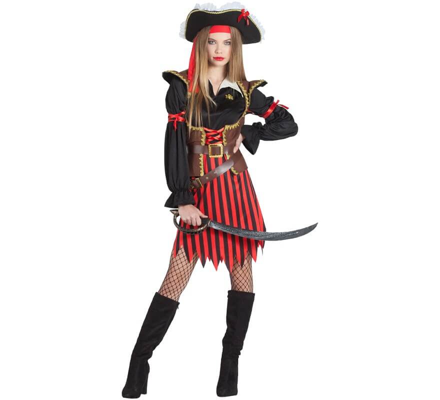 ▷ Disfraz Pirata del Tesoro para Mujer【Envío en 24h】