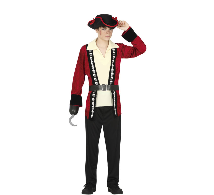 Zaino Da Scuola E Viaggio Per Ragazzi A Tema Nave Pirata | Unisex, Leggero, Con Porta PC E Tasche Multiple