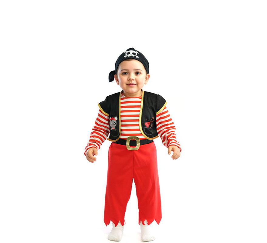 Disfraz de Pirata Bucanero para bebé Disfraz de Pirata Bucanero para bebé