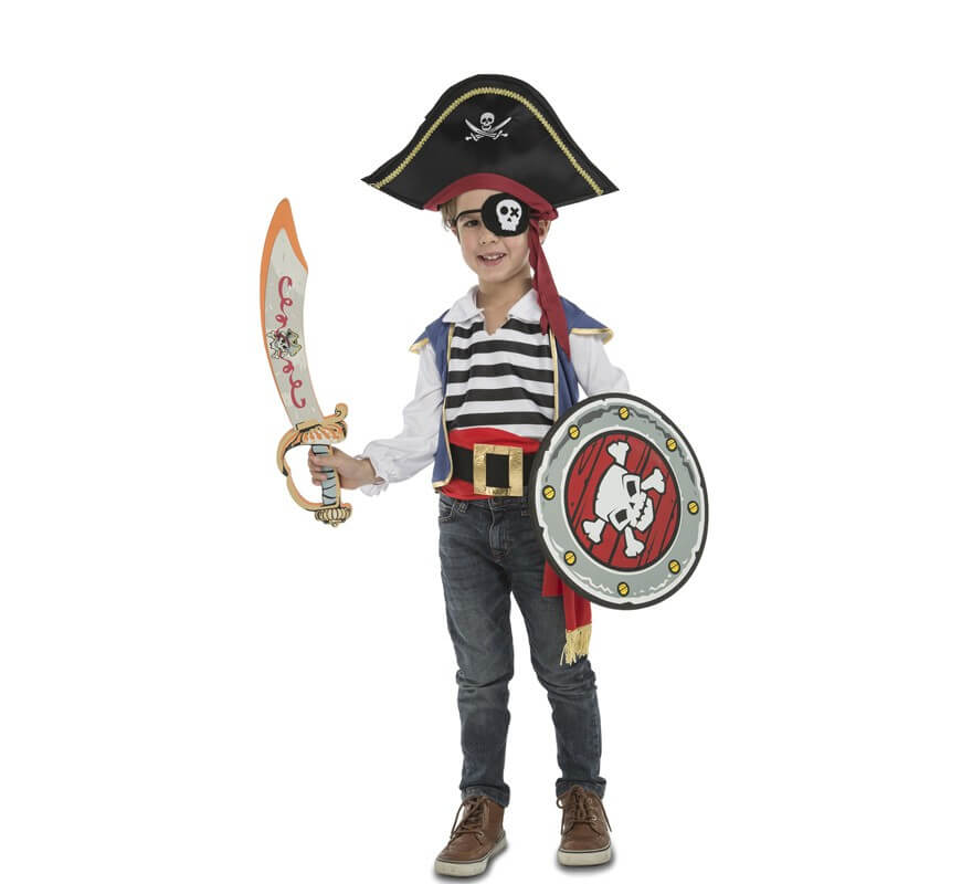 Costume da pirata con accessori per bambino