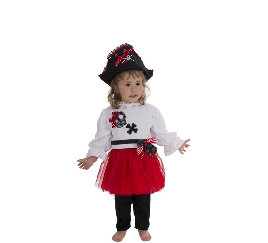 Disfraz de Pirata con Tutú para bebé