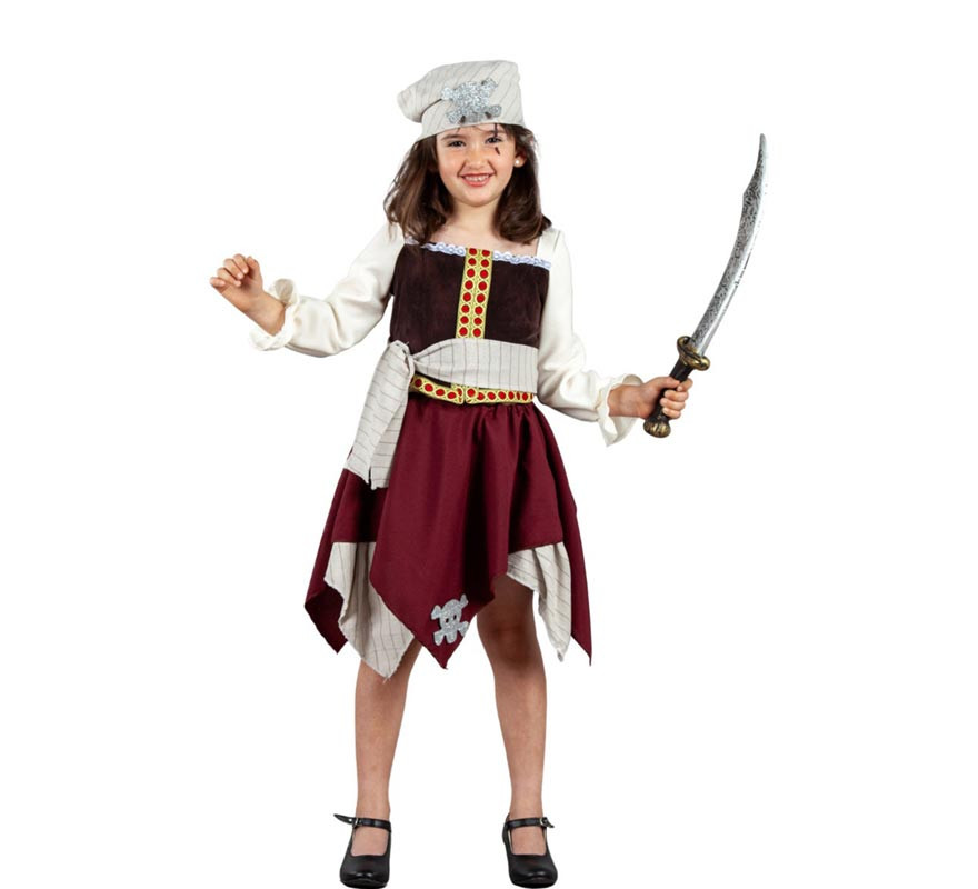 Pirate Corsair of the Seas costume for girls and teenagers